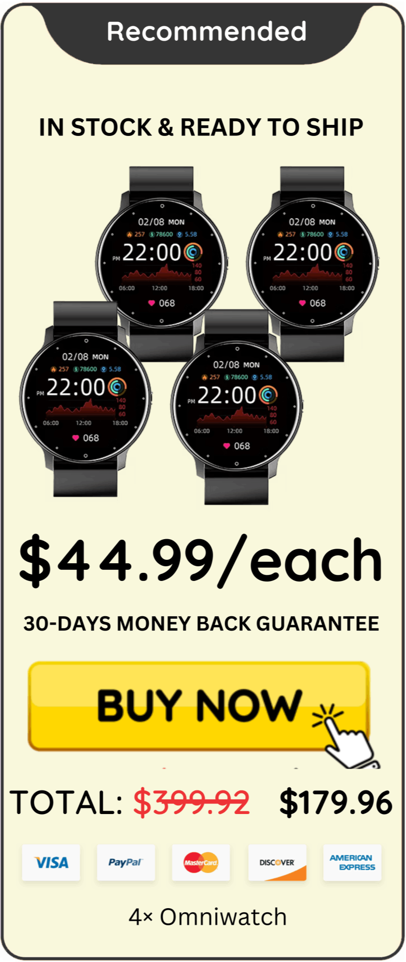 Omniwatch Package price